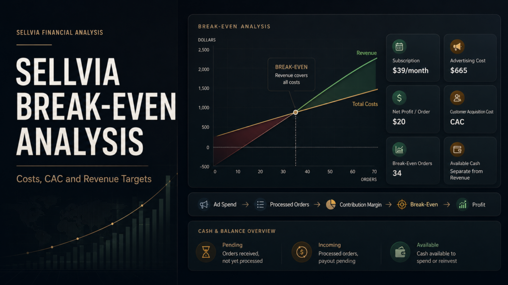 Sellvia Break-Even Analysis