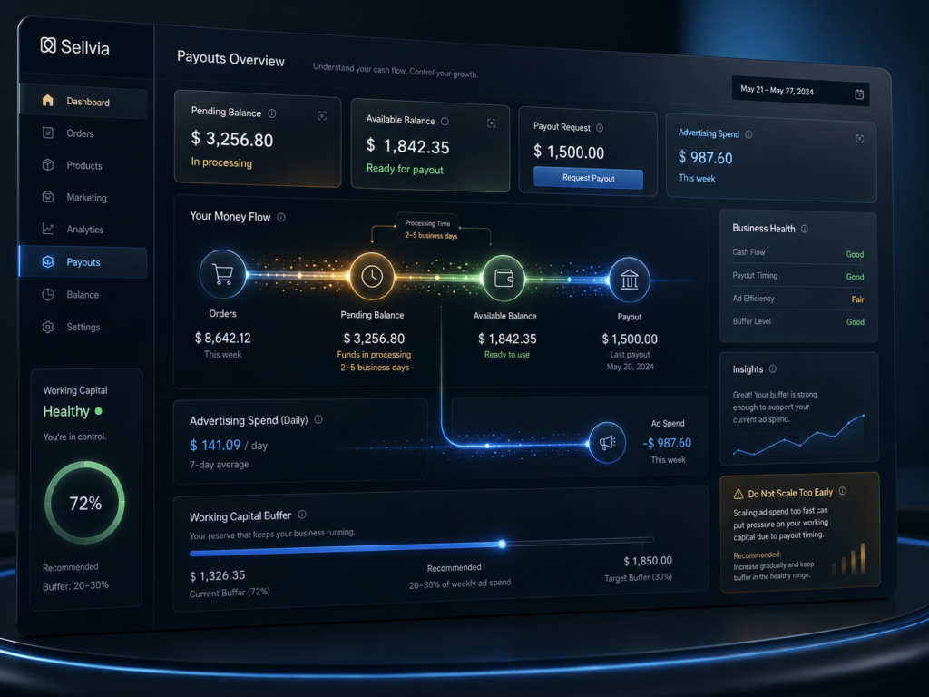 Sellvia Payouts