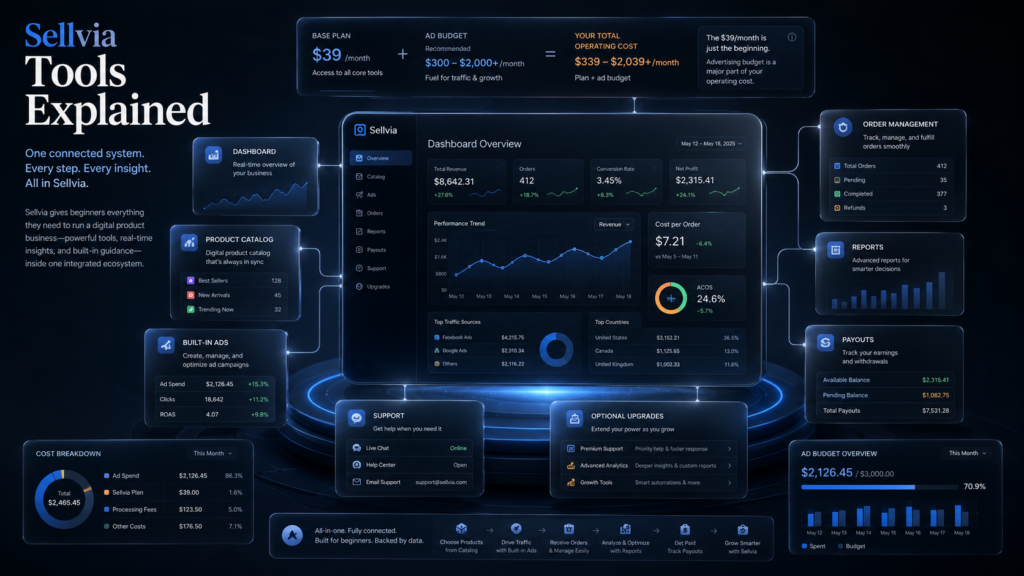 Sellvia Tools Explained