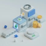 Professional editorial illustration representing liquidity and delayed cash availability in Sellvia